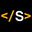 Square bg-black
